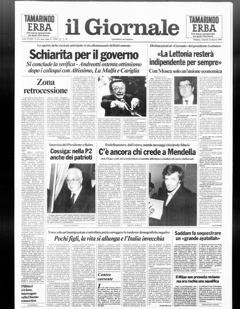 Il giornale : quotidiano del mattino